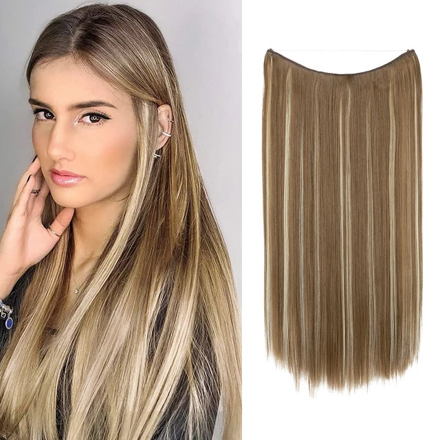 Straight Halo Hair Extensions