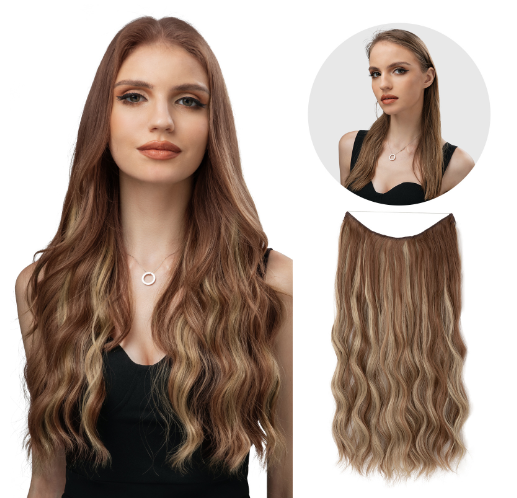 Wavy Halo Hair Extensions 2.0