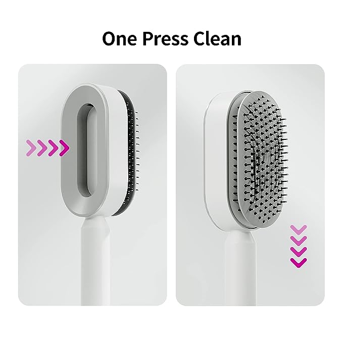 Self-Cleaning Hair Brush