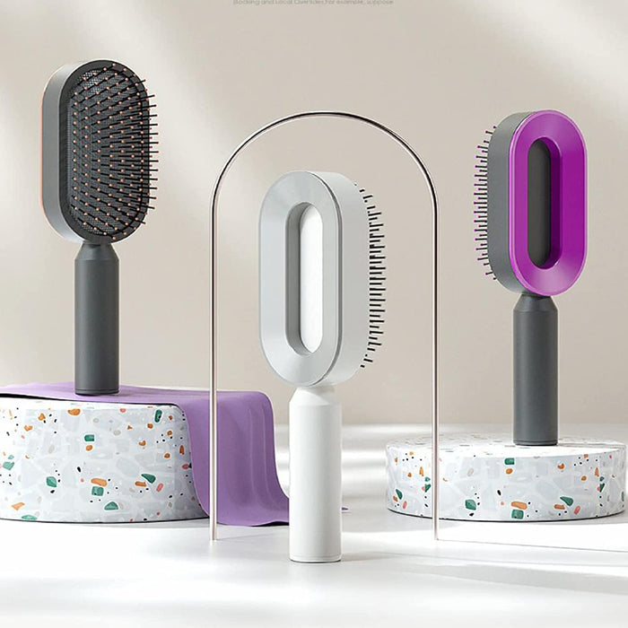 Self-Cleaning Hair Brush