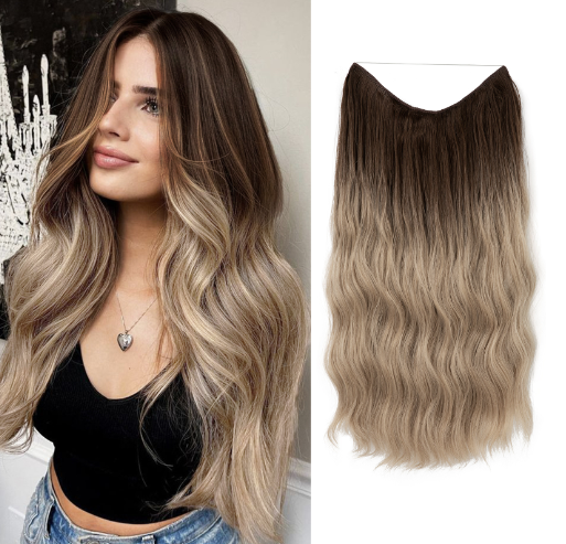 Wavy Halo Hair Extensions 2.0