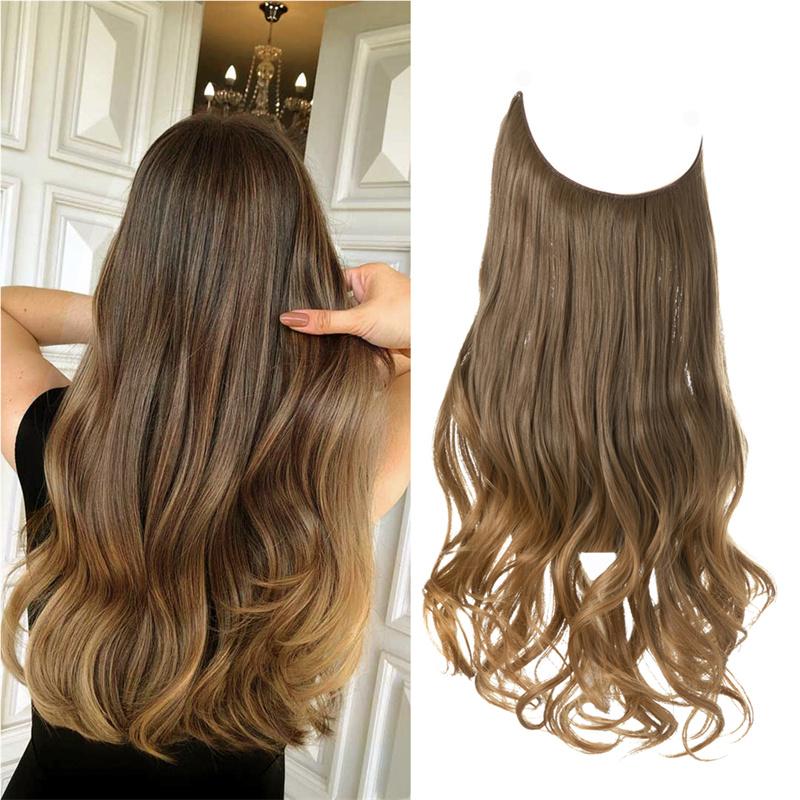 Wavy Halo Hair Extensions