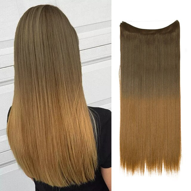 Straight Halo Hair Extensions