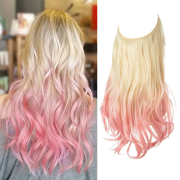 Wavy Halo Hair Extensions