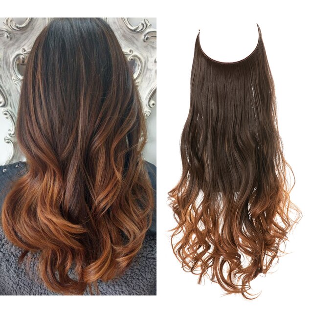 Wavy Halo Hair Extensions