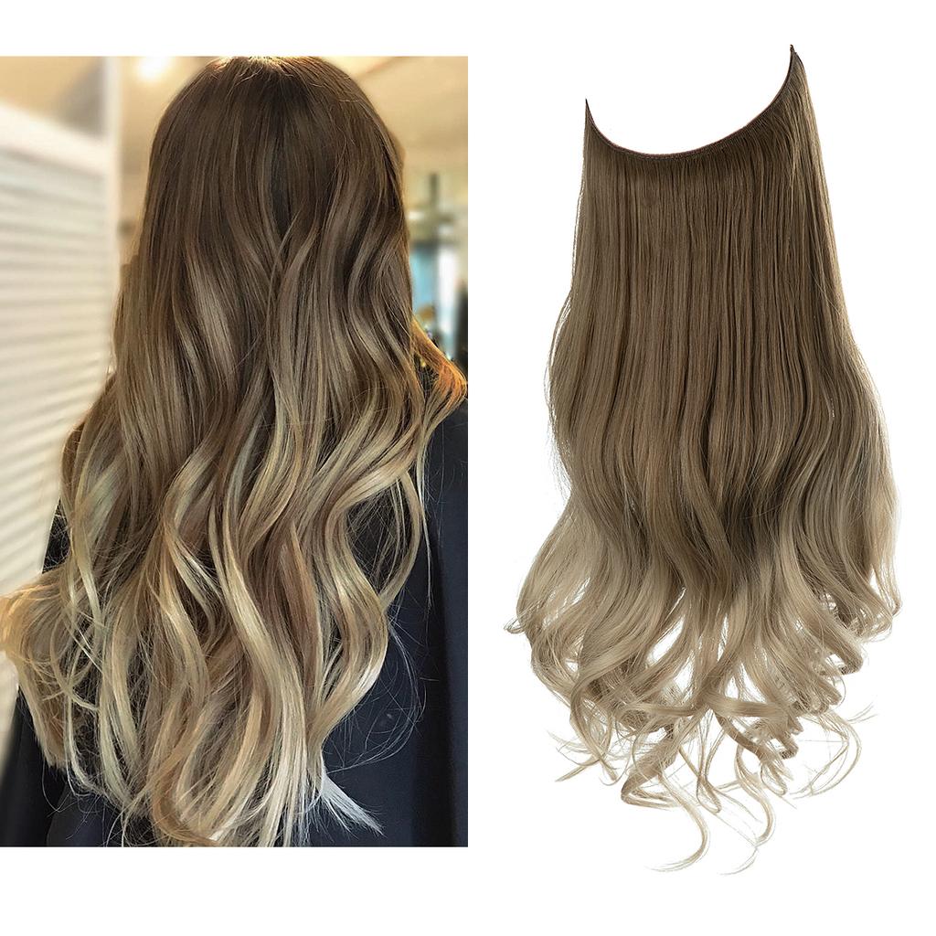 Wavy Halo Hair Extensions