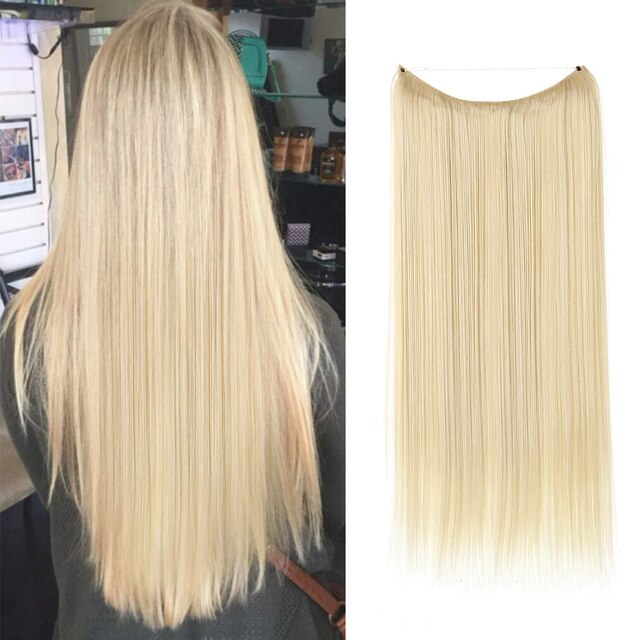 Straight Halo Hair Extensions