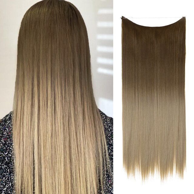 Straight Halo Hair Extensions