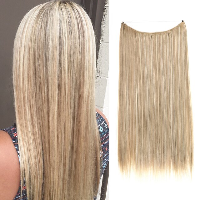 Straight Halo Hair Extensions