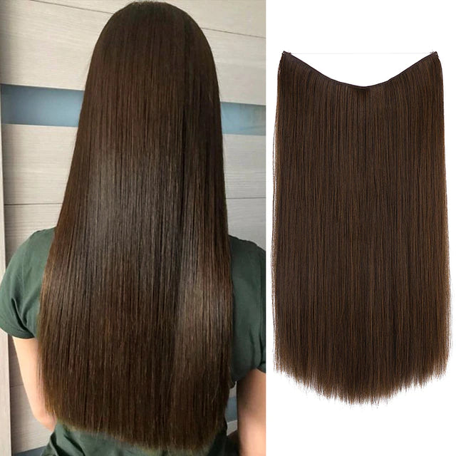 Straight Halo Hair Extensions