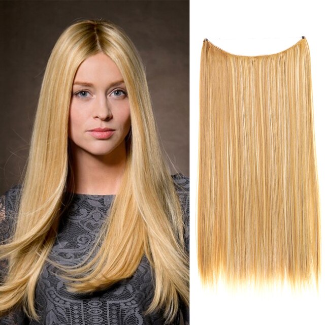 Straight Halo Hair Extensions