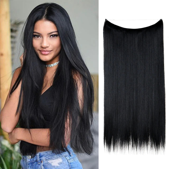 Straight Halo Hair Extensions