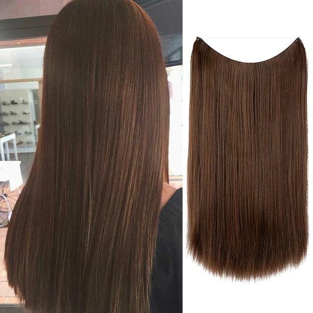 Straight Halo Hair Extensions