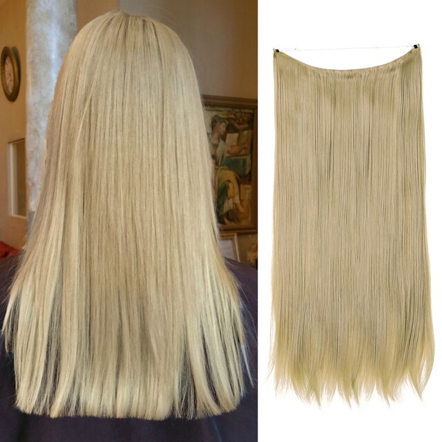 Straight Halo Hair Extensions