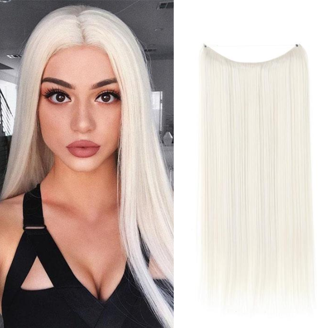 Straight Halo Hair Extensions