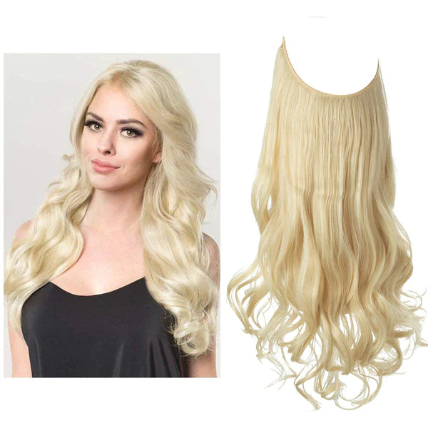 Wavy Halo Hair Extensions