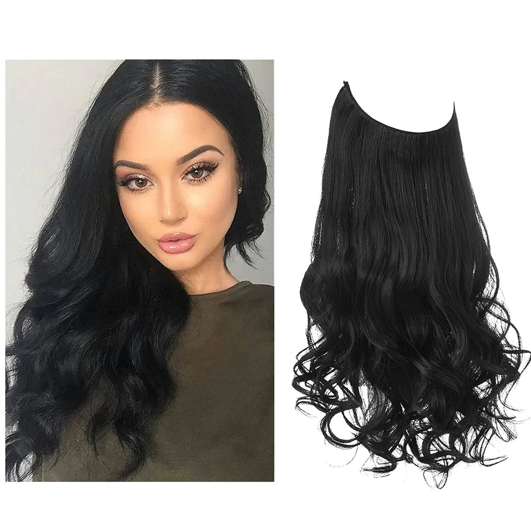 Wavy Halo Hair Extensions